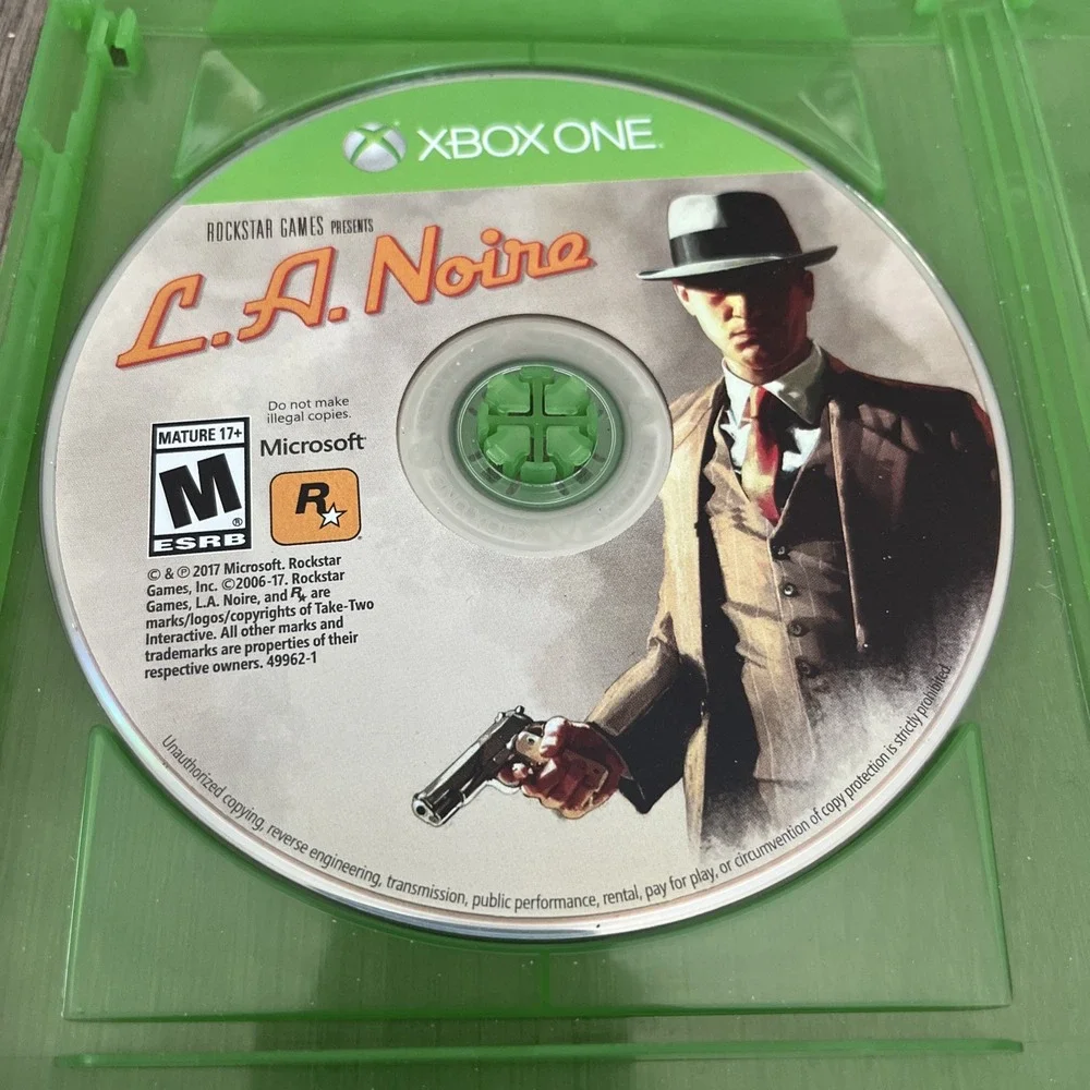 L.A. Noire XBOX ONE Rockstar Games Disc Only!